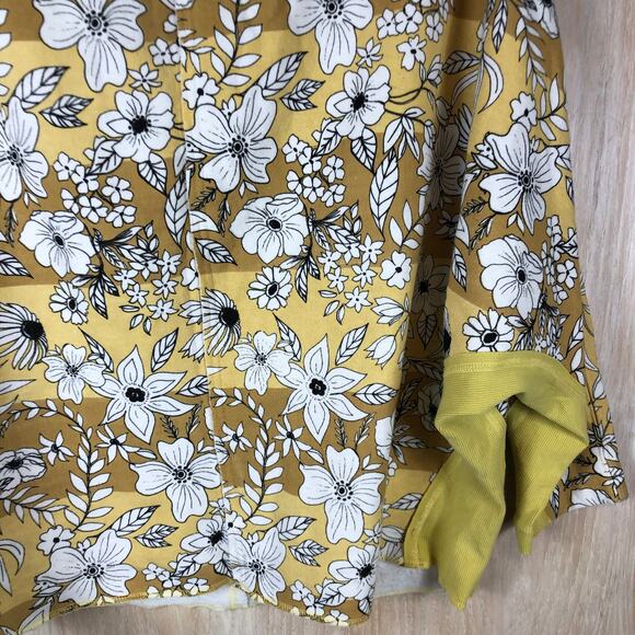 Free People Goldendust Floral Martin Slouchy Cropped Dolman Pullover Size Large - Picture 8 of 10